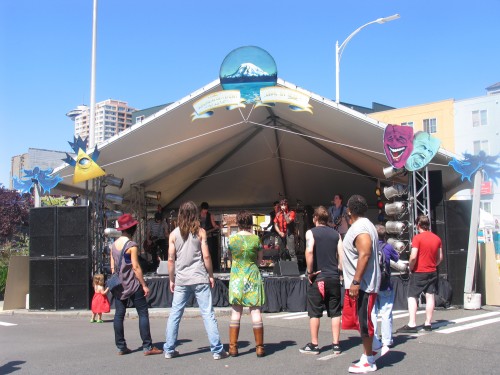 Main stage at Seattle Founders Days