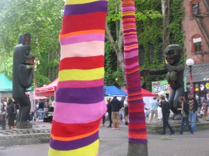 yarn trees in occidental park